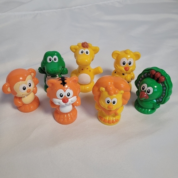 Lot of 7 VTech Smartville Zoo Animals - Picture 1 of 8